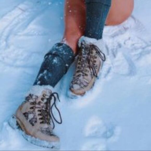 NEW JustFab Venice Hiker Lace-Up Boots Womens Sz 8.5 - Picture 5 of 11